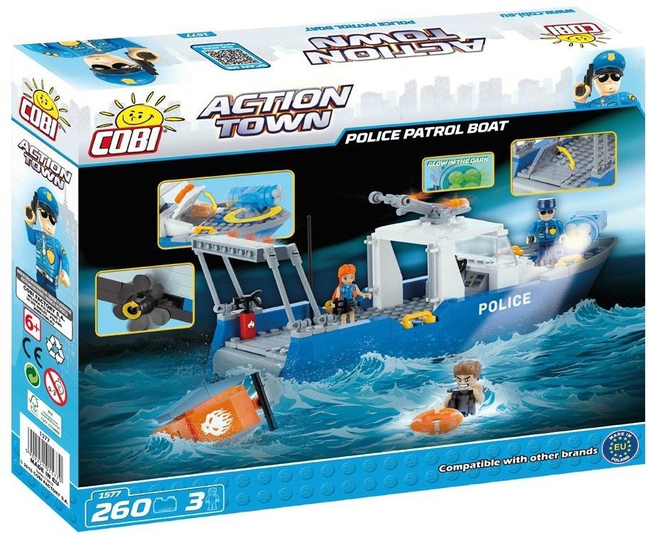Конструктор COBI Police Patrol Boat - COBI-1577