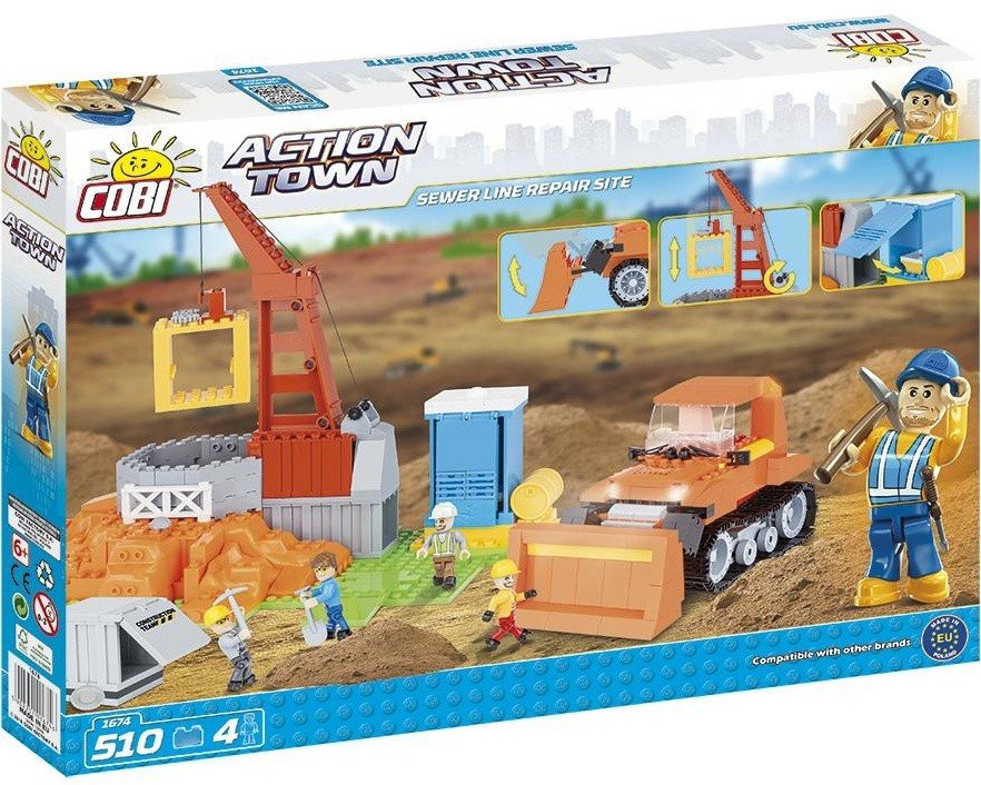 Конструктор COBI Sewer line repair - COBI-1674