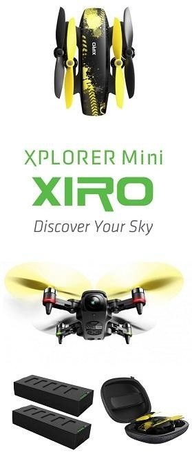 Радиоуправляемый квадрокоптер XIRO Xplorer Mini + аккумулятора + чехол, черный - XIRO-Mini-D