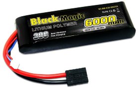 Аккумулятор Black Magic LiPo 7.4V 2S 30C 6000 mAh - BM-A30-6002TR