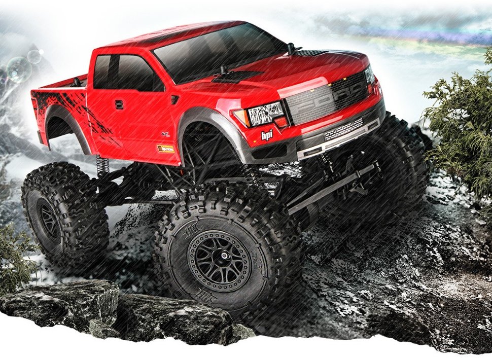 Радиоуправляемый краулер HPI King with Ford F-150 SVT Raptor 4WD RTR масштаб 1:10 2.4G - HPI-115118
