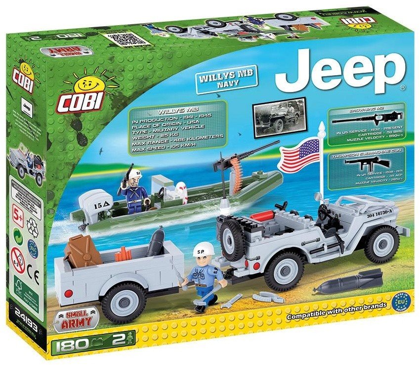 Конструктор COBI Jeep Willys MB Navy - COBI-24193