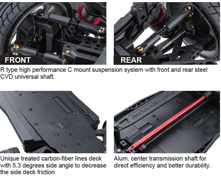 Модель раллийного автомобиля MST XXX-R TOYOTA FT-86 White 4WD RTR масштаб 1:10 2.4G - MST-531104W