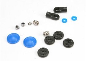 Пластиковые запчасти для амортизаторов Rebuild kit, GTR composite shocks (x-rings, bladders, all pistons, piston nuts, shock rod ends) rene - TRA5562