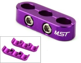 MST Alum. 3 wires clamps (purple) - MST-820068P