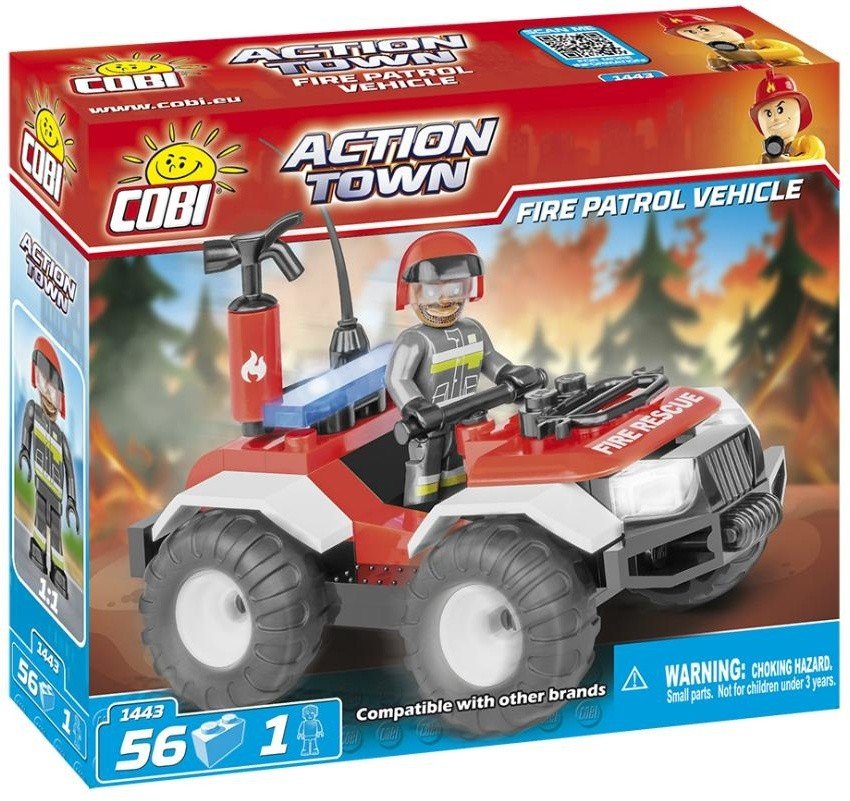 Конструктор COBI Пожарный квадроцикл - COBI-1443