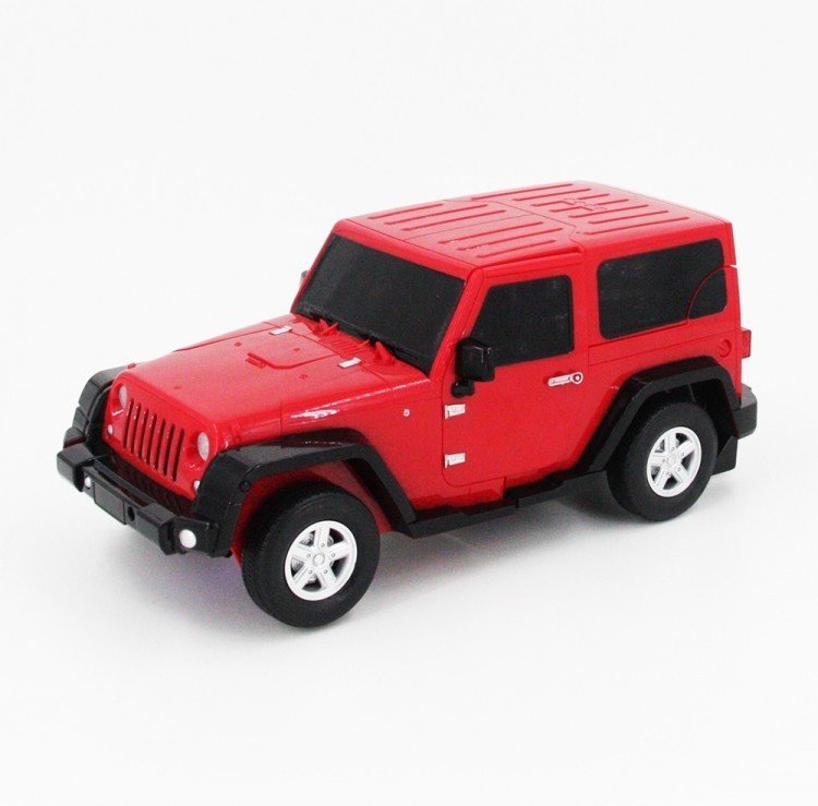 Радиоуправляемый робот трансформер MZ Model Jeep Rubicon Red 1:14 - MZ-2329PF