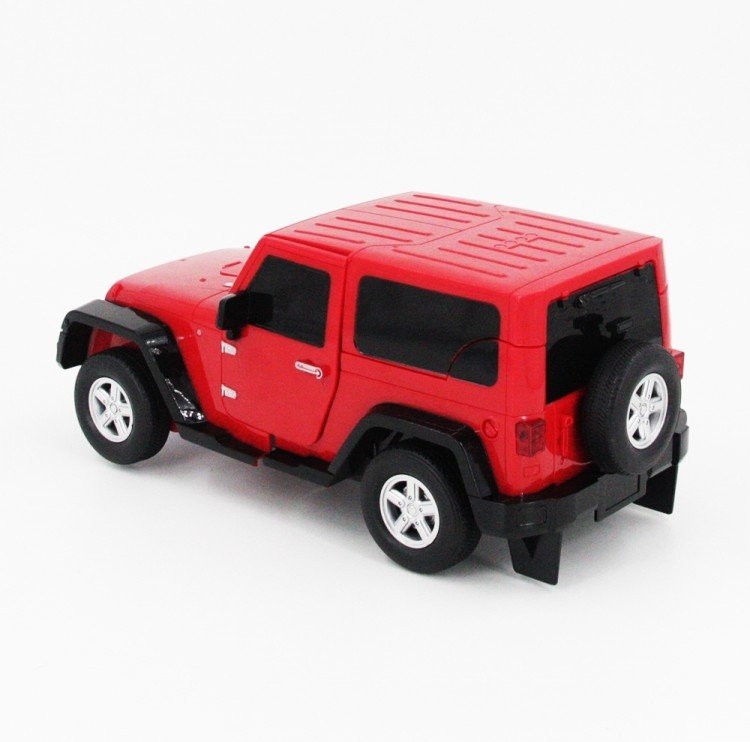 Радиоуправляемый робот трансформер MZ Model Jeep Rubicon Red 1:14 - MZ-2329PF
