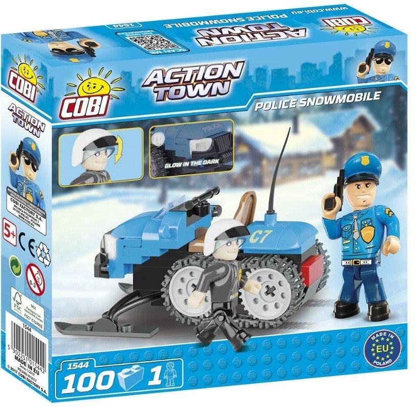 Конструктор COBI Полицейский снегоход - COBI-1544