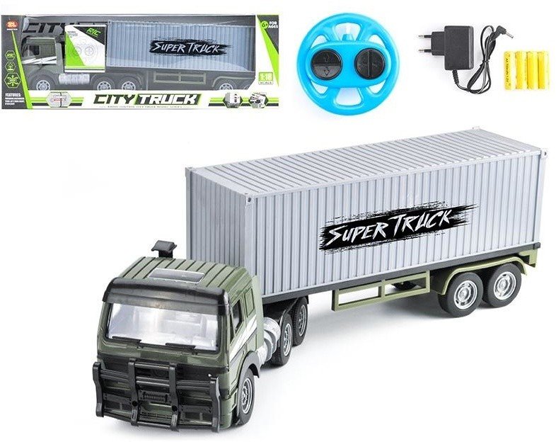 Радиоуправляемый контейнеровоз Zhoule Toys CityTruck 1:18 - 551-B1
