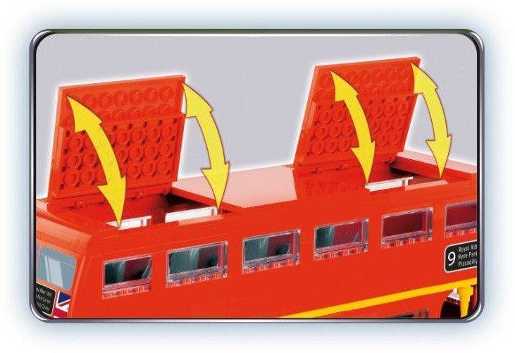 Конструктор COBI Лондонский двухэтажный экскурсионный автобус - COBI-1885