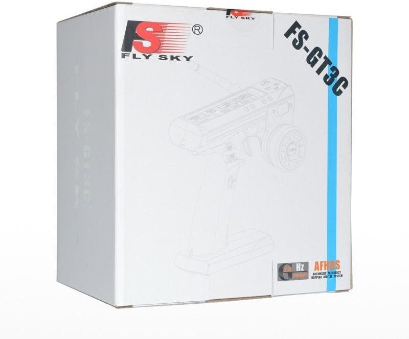 Радиоаппаратура FlySky GT3C с приемником GR3E (3 канала) 2.4гГц - FS-GT3C+GR3E