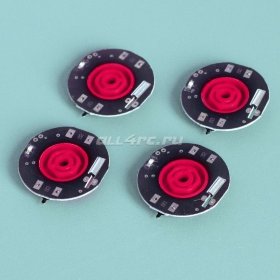 Комплект тормозных дисков с пластиковым шестигранником светящихся (красные) - SWS-3342012_r