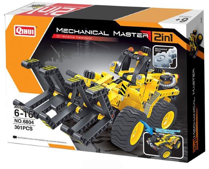 Конструктор 2 в 1 (трактор и багги) QiHui Technics 342 детали - QH6804