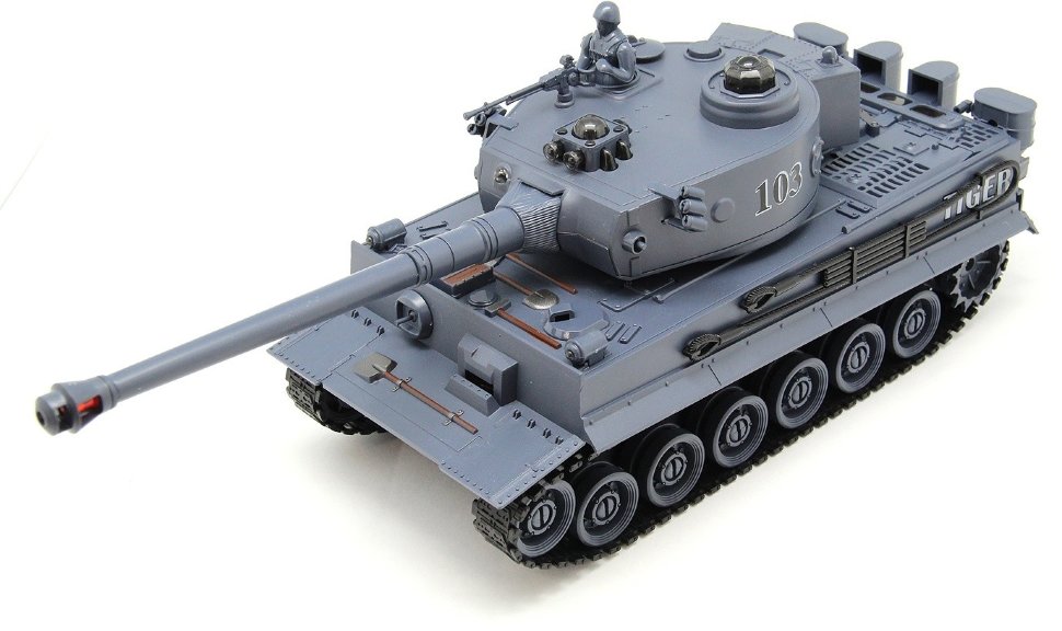 Радиоуправляемый танковый бой Русский Т34 и Немецкий Tiger Zegan масштаб 1:28 27Mhz 40Mhz - 99824
