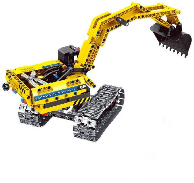 Конструктор 2 в 1 (экскаватор и робот) QiHui Technics 342 детали - QH6801