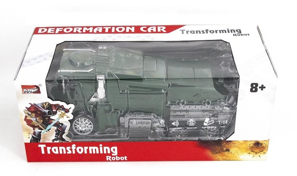 Радиоуправляемый робот трансформер MZ Военный грузовик 1:14 - 2809P