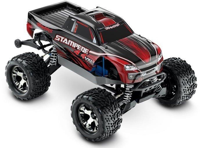Радиоуправляемый монстр Stampede 4x4 VXL 4WD RTR масштаб 1:10 2.4G - TRA67086-4