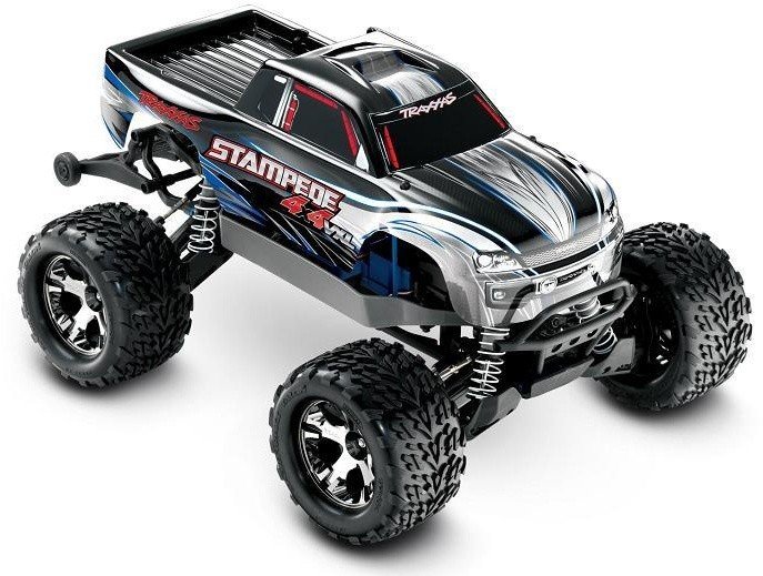 Радиоуправляемый монстр Stampede 4x4 VXL 4WD RTR масштаб 1:10 2.4G - TRA67086-4