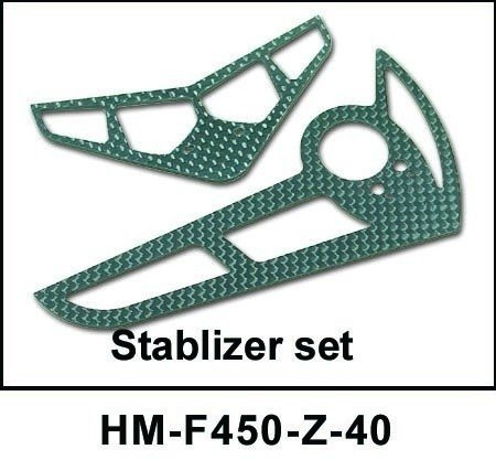 Комплект карбоновых стабилизаторов Walkera - HM-F450-Z-40